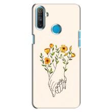 Чехлы для любимой на Реалми С3 (VPrint) (Руки любви)