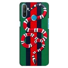 Чехлы ГУЧЧИ для Реалми С3 (AlphaPrint) (Gucci змия)