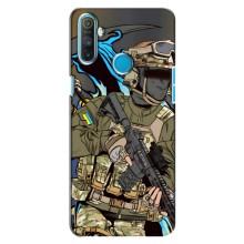 Чехлы с картинкой ЗСУ для Realme C3 (AlphaPrint) (Воин ВСУ)