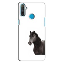 Чехлы с Лошадью дляRealme C3 (VPrint) (Чорний кінь)