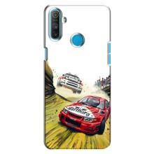 Чехлы с Машинами на Реалми С3 (VPrint) (Гоночные Тачки)