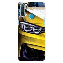Чехлы с Машинами на Реалми С3 (VPrint) (Желтая машина)
