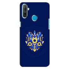 Чехлы для Realme C3  Укр. Символика (AlphaPrint) (Цветочный Герб)