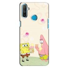 Чехол Губка Боб для Реалми С3 – Патрик и Боб