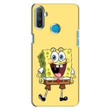 Чехол Губка Боб для Реалми С3 – Веселый Спанч Боб