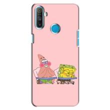 Чехол Губка Боб для Реалми С3 – За партой