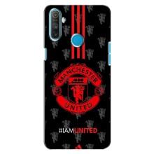 Чехол Манчестер Юнайтед для Реалми С3 (AlphaPrint) (лого МЮ)