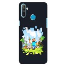 Чохол Майнкрафт на Realme C3 (AlphaPrint) Minecraft (персонажі Minecraft)
