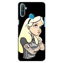 Чехол с печатью для Realme C3 - (Мода) (AlphaPrint) (Девочка в тату)