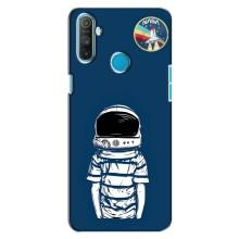 Чехол NASA для Realme C3 (AlphaPrint) (Мальчик в шлеме)