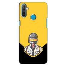 Чехол PUBG для Реалми С3 (AlphaPrint) (Пабг в шлеме)