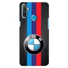 Чехол для Реалми С3 - с принтом БМВ (AlphaPrint) (Лого BMW)