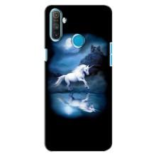 Чехол для Реалми С3 - (Единорожки - Новинки) (AlphaPrint) (Единорог)