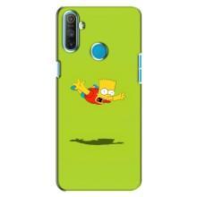 Чехол с Симпсонами для Realme C3 (VPrint) (Барт Симпсон)