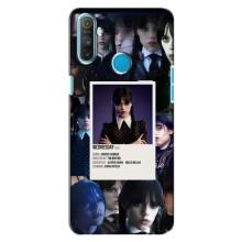 Чехлы Венсдей на Realme C3 Уэнсдей (AlphaPrint) (коллаж Уэнздей)