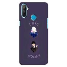 Чехлы Венсдей на Realme C3 Уэнсдей (AlphaPrint) (Уэнздей и подруга)