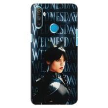 Чехлы Венсдей на Realme C3 Уэнсдей (AlphaPrint) (Уэнздей кошка)