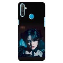 Чехлы Венсдей на Realme C3 Уэнсдей (AlphaPrint) (взгляд Уэнздей)