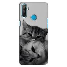 Чехол с рисунком кот на Realme C3 – Пара котов
