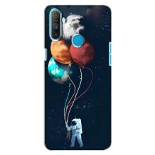 Космические Чехлы для Реалми С3 (VPrint) (Планеты шарики)