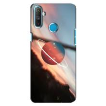 Космические Чехлы для Реалми С3 (VPrint) (Сатурн)