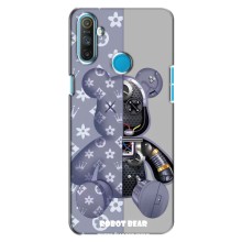 Силиконовый чехол для Realme C3 (Медведь Louis Vuitton)