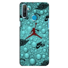 Силиконовый Чехол Nike Air Jordan на Реалми С3 – Джордан Найк