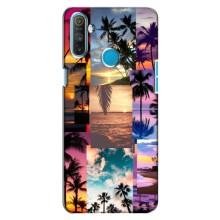 Силиконовый чехол с КАРТИНКАМИ лето для Realme C3 (AlphaPrint) (Летний отпуск)