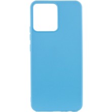 Силиконовый чехол Candy для Realme C30 – Голубой