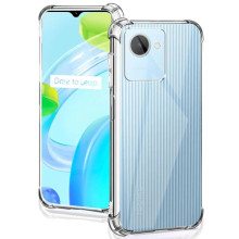 TPU чехол GETMAN Ease logo усиленные углы Full Camera для Realme C30 – Прозрачный