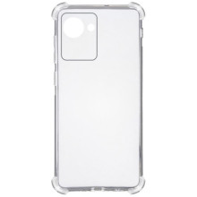TPU чехол GETMAN Ease logo усиленные углы Full Camera для Realme C30 – Прозрачный