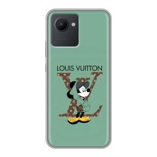 Чохли Луі Вітон для Realme C30 (AlphaPrint - LOUIS VUITTON) (Міккі Маус LV)