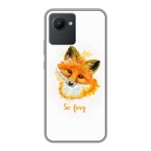 Чехлы с картинкой Лисички для Realme C30 (VPrint) (Девочка Лиса)