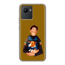 Чехлы с картинкой собаки Патрон для Realme C30 (AlphaPrint) (ЗСУ Патрон)