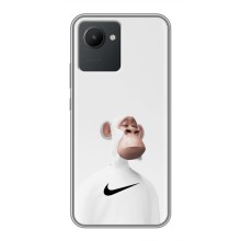 Чехлы с Обезьянами NFT для Realme C30 (AlphaPrint) (обезьяна NFT Nike)