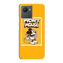 Чехлы с принтом Микки Маус на Realme C30 (Испуганный Микки)