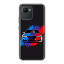 Чехол BMW для Реалми С30 – Цветная БМВ