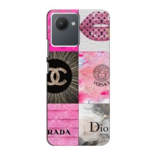 Чехол (Dior, Prada, YSL, Chanel) для Realme C30 – Модница
