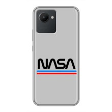 Чехол NASA для Realme C30 (AlphaPrint) (NASA)