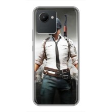 Чехол PUBG для Реалми С30 (AlphaPrint) (Пабг мен)