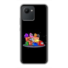 Чехол Амонг Ас для Realme C30 (AlphaPrint) (Амонг-ас)
