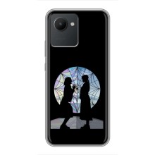 Чехлы Венсдей на Realme C30 Уэнсдей (AlphaPrint) (комната Уэнздей)