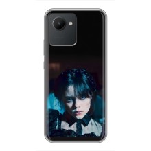 Чехлы Венсдей на Realme C30 Уэнсдей (AlphaPrint) (взгляд Уэнздей)