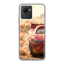 Чехол с принтом Маквин для Realme C30 – Молния Маквин