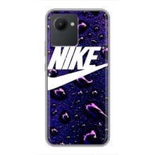 Чохол з логтипом Найк на Realme C30 (Найк на фіолетовому)