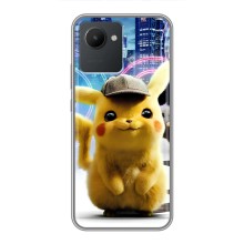Чохол з Пікачу на Realme C30 (Пікачу в місті)