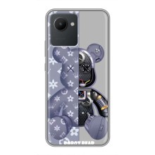 Силиконовый чехол для Realme C30 (Медведь Louis Vuitton)