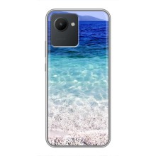 Силиконовый чехол с КАРТИНКАМИ лето для Realme C30 (AlphaPrint) (Море)