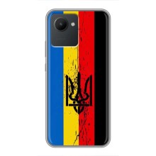 Украинские Чехлы для Realme C30 с картинкой УПА (AlphaPrint) (Флаг УПА)