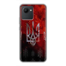 Украинские Чехлы для Realme C30 с картинкой УПА (AlphaPrint) (ГЕРБ УПА)